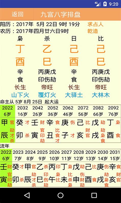 八字十神查詢|八字排盘